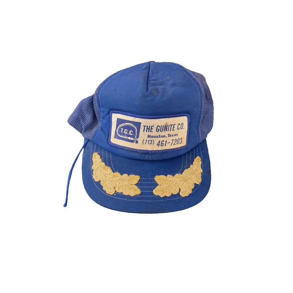 Namark Cap & Emblem The Gunite Houston Texas Trucker Cap Mens One‎ Size Blue